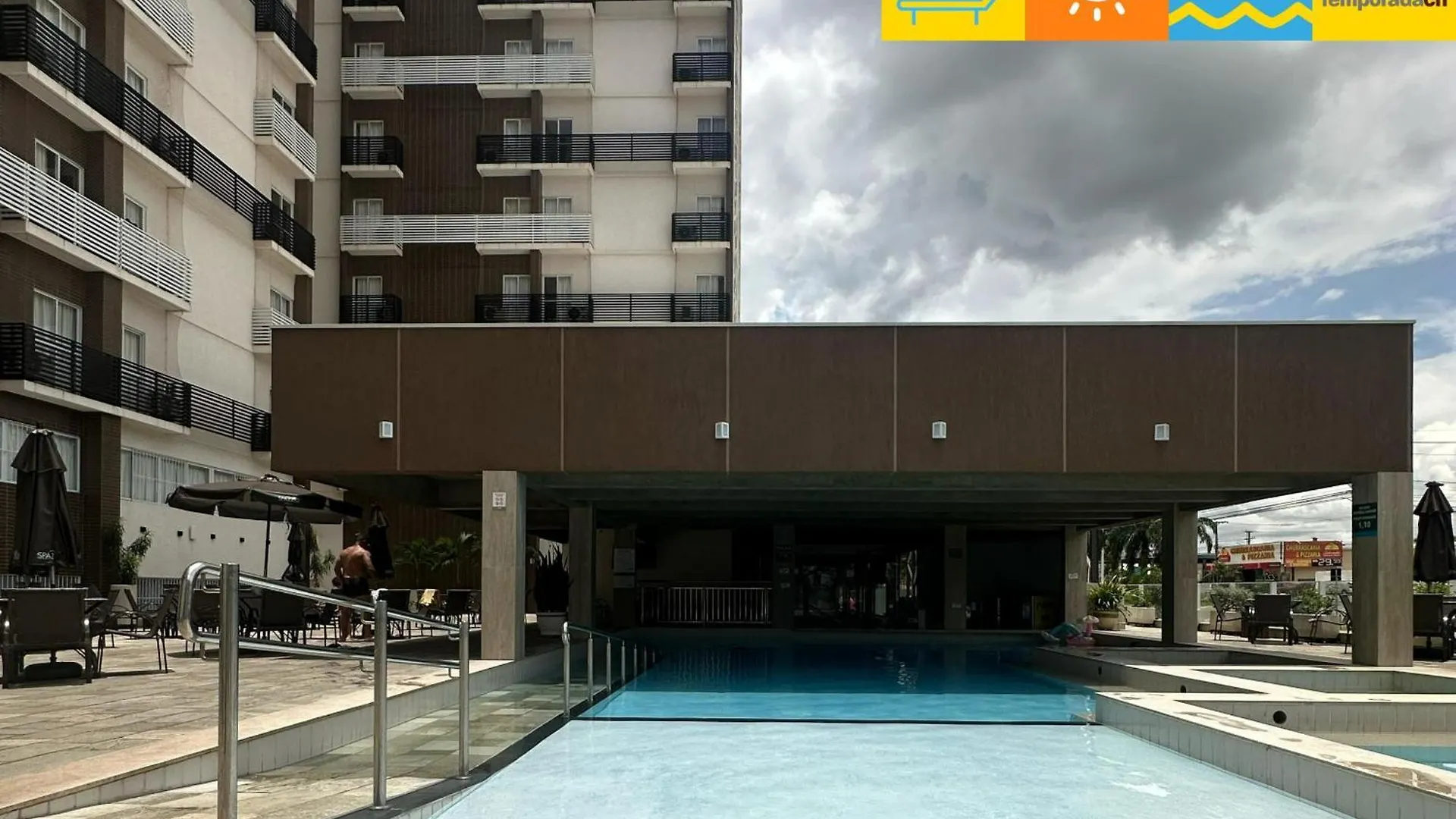 Lägenhetshotell Spazzio Diroma Com Acesso Ao Acqua Park - Temporadacn L Caldas Novas